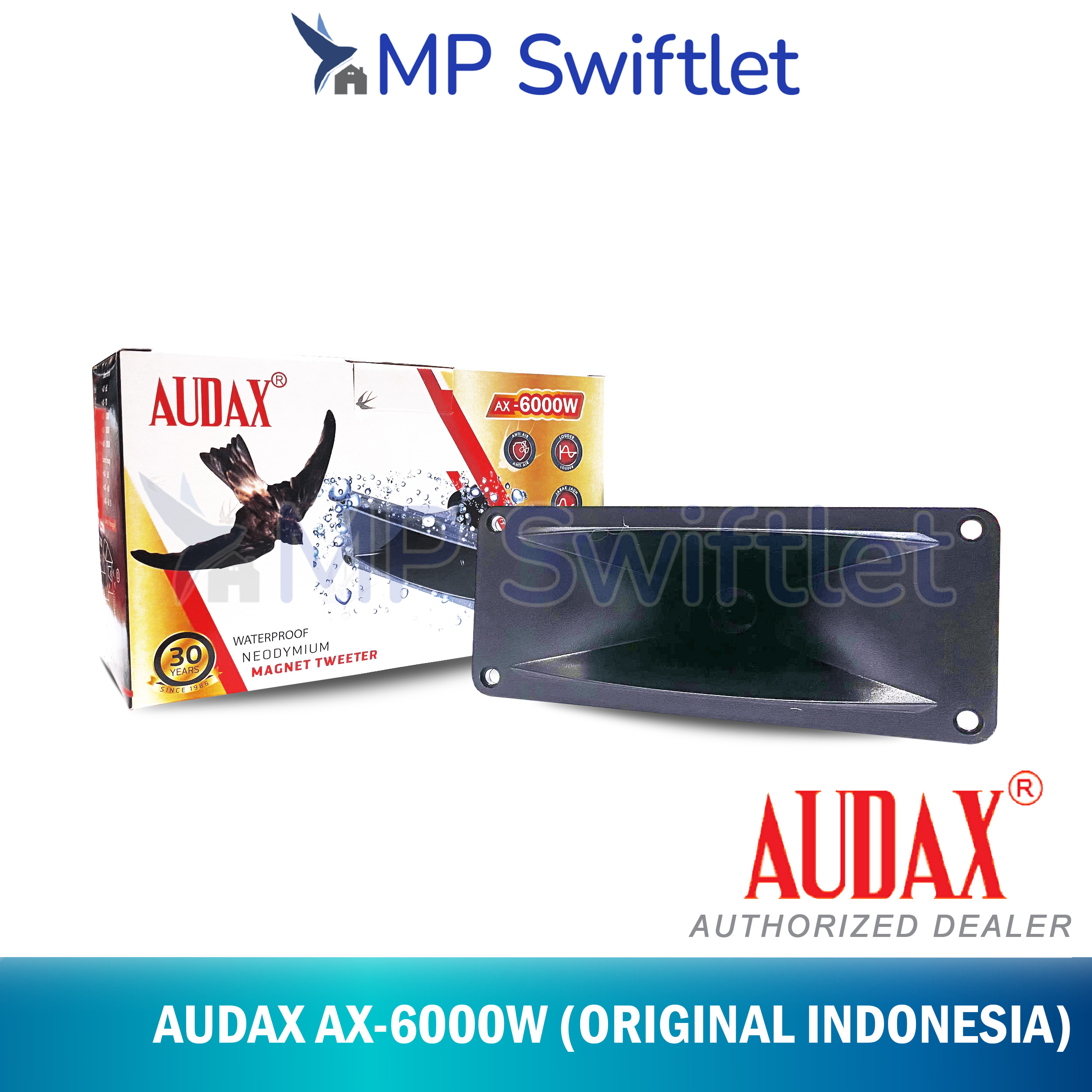 Audax AX6000W Original Indonesia Magnet Tweeter - MPSwiftlet