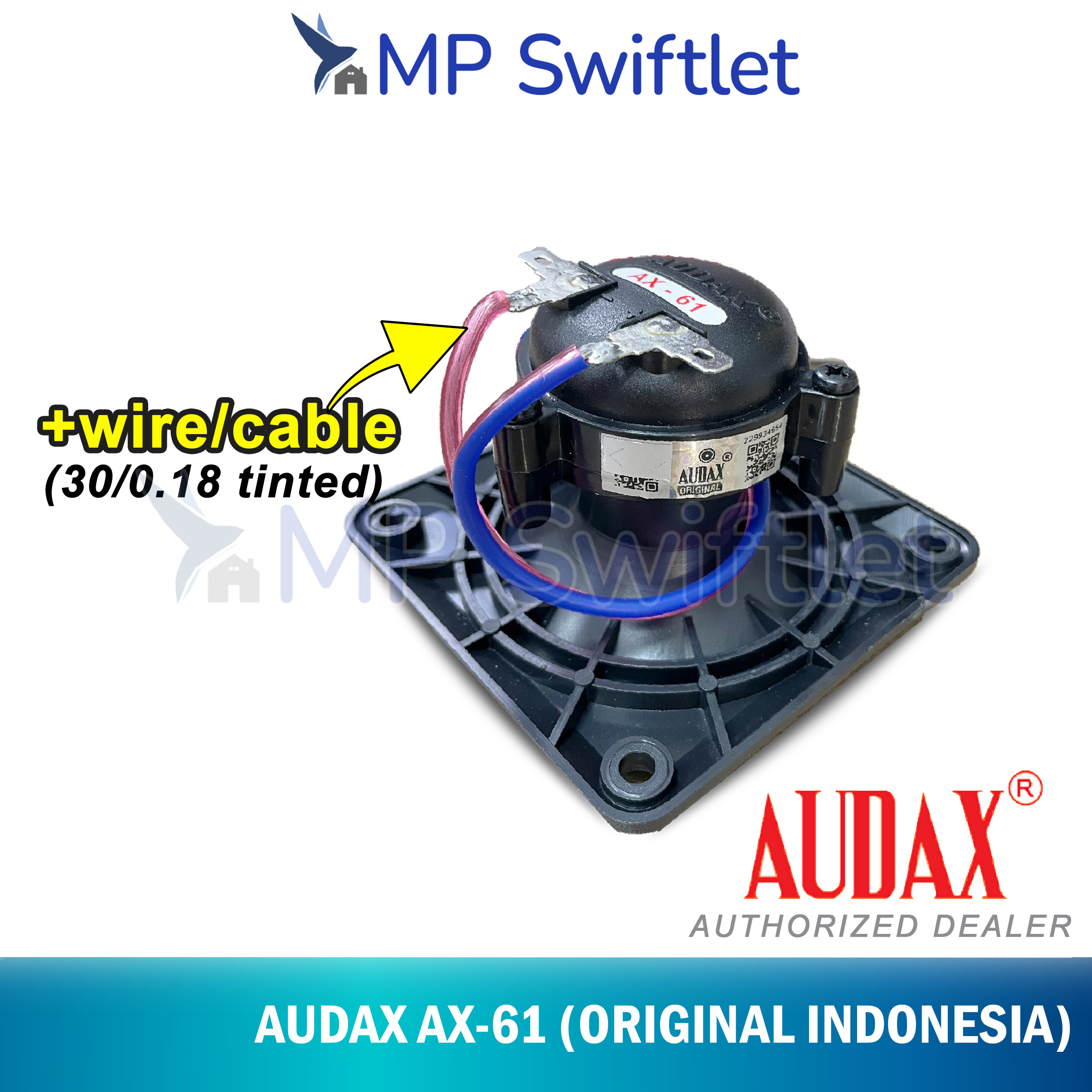 Audax Indonesia AX61 Piezo Tweeter - MPSwiftlet
