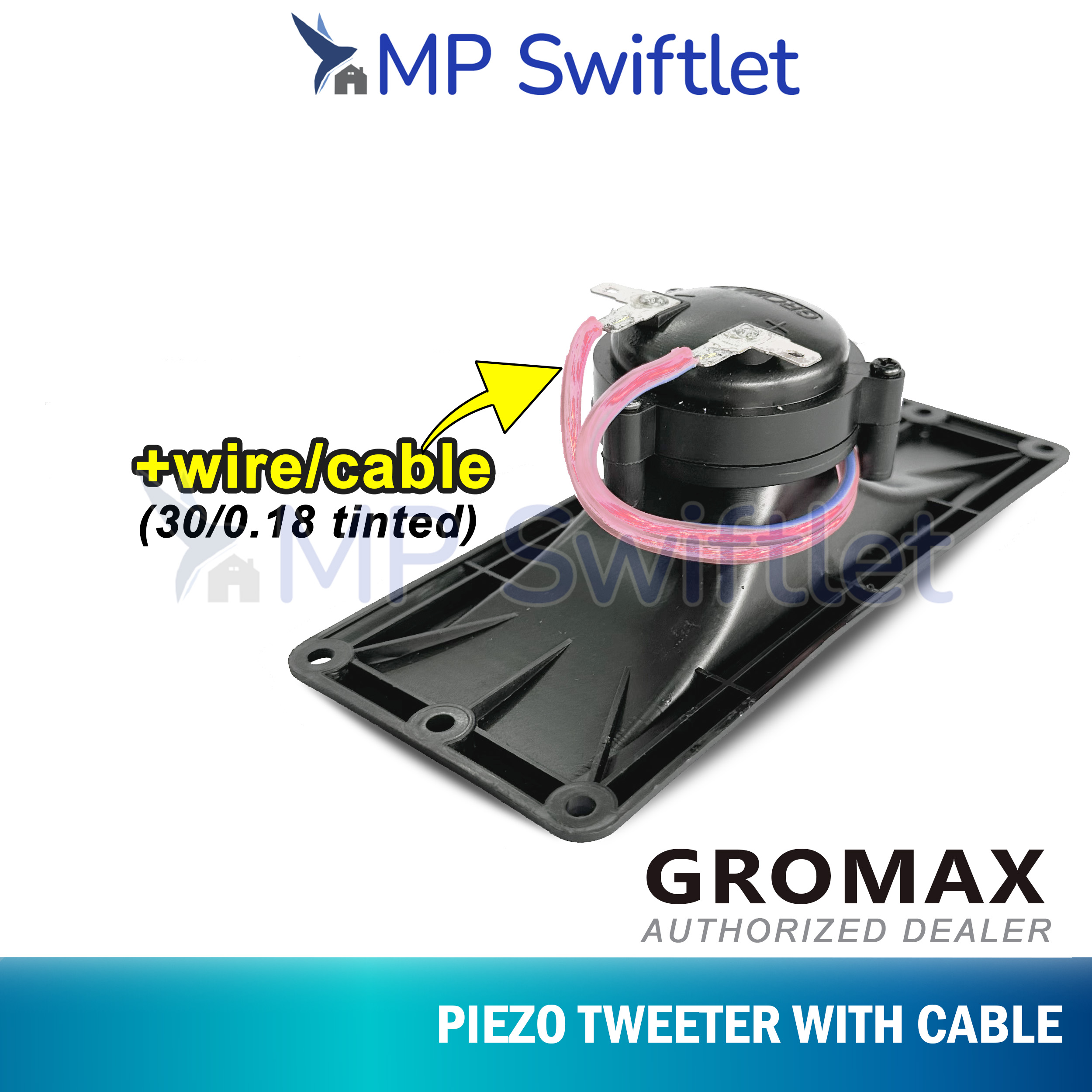 Gromax 2×5 Piezo Tweeter / Inap Speaker - MPSwiftlet