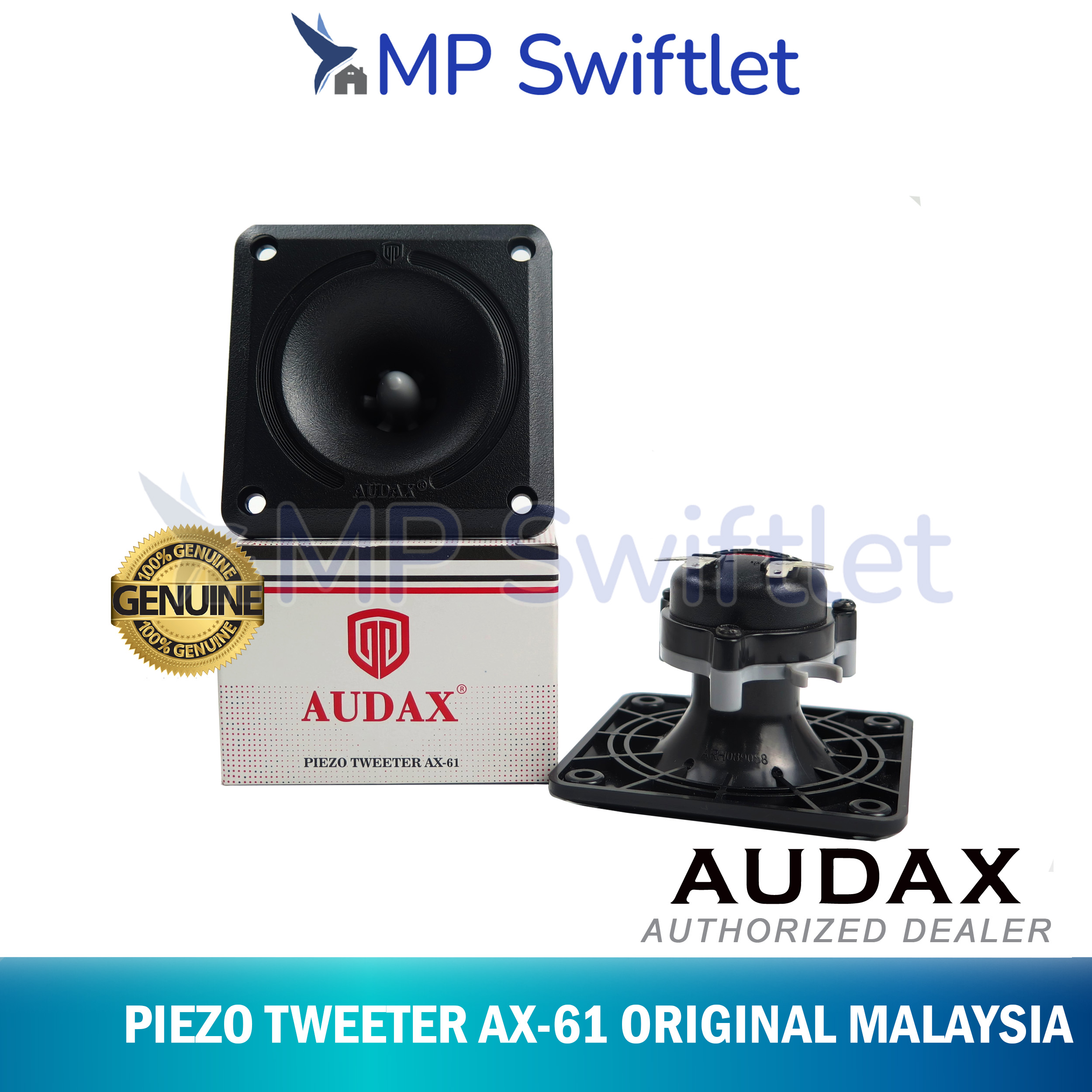 Audax Malaysia AX61 Piezo Tweeter - MPSwiftlet